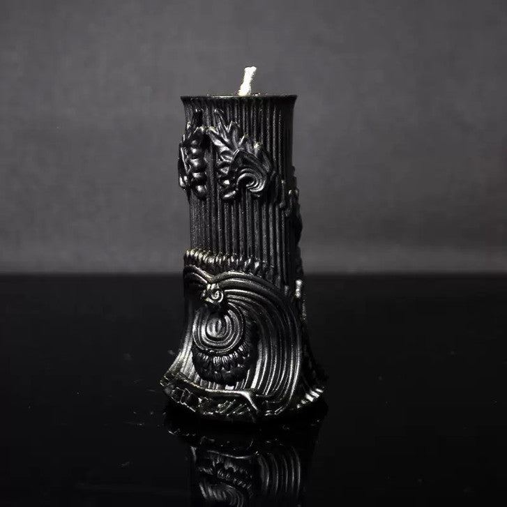 Gilded Drip Column Candles